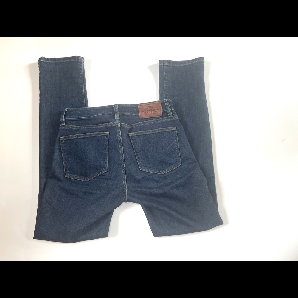 LRL Lauren Jeans Co Ralph Lauren Denim Jeans Modern Straight Curvy Size 2